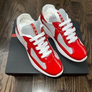 Prada America's Cup biker fabric sneakers